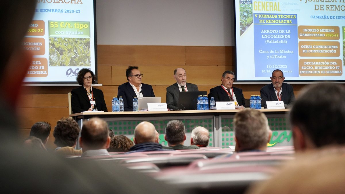El presidente de Acor, Jesús Posadas, el vicepresidente, Eliseo Veganzones, el secretario, Ramón Bocos y el director general, José Luis Domínguez.