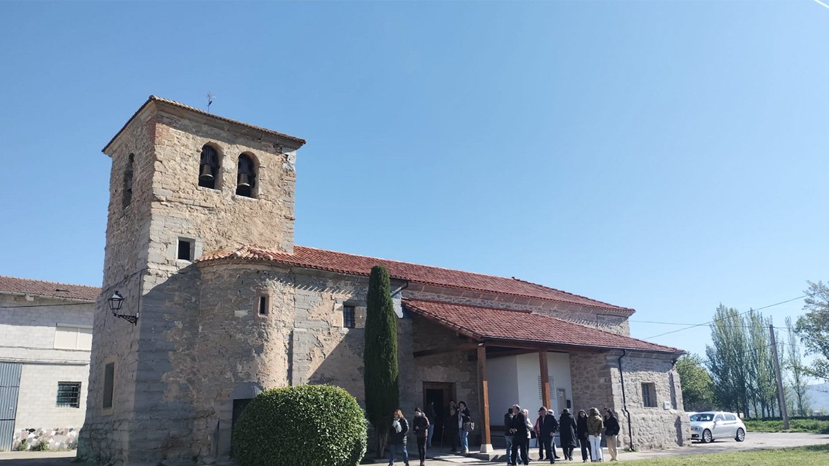 La iglesia de Calzada, la mejor parada dentro de las ayudas del ‘convenio de las goteras’ en La Bureba.