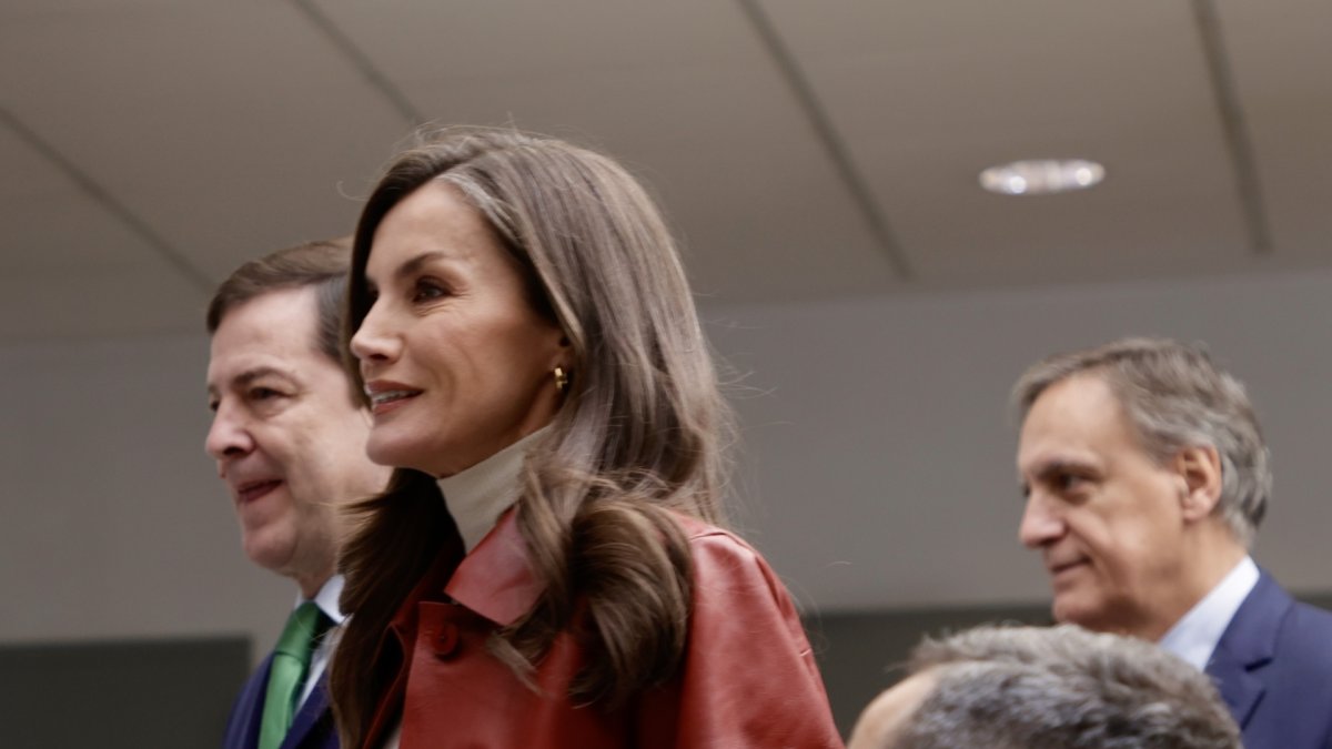 La reina Letizia acude a la reunión del Consejo Del Real Patronato sobre Discapacidad y a la entrega de los premios Nacionales de Discapacidad en la celebración del Día Internacional de la Discapacidad, a la que también asiste el presidente de la Junta de Castilla y León, Alfonso Fernández Mañueco.