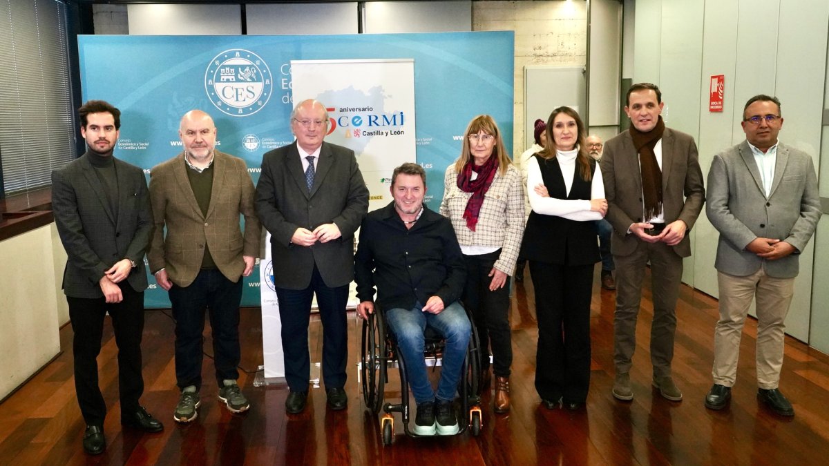 Acto conmemorativo del 25 aniversario de CERMI Castilla y León en el CES.