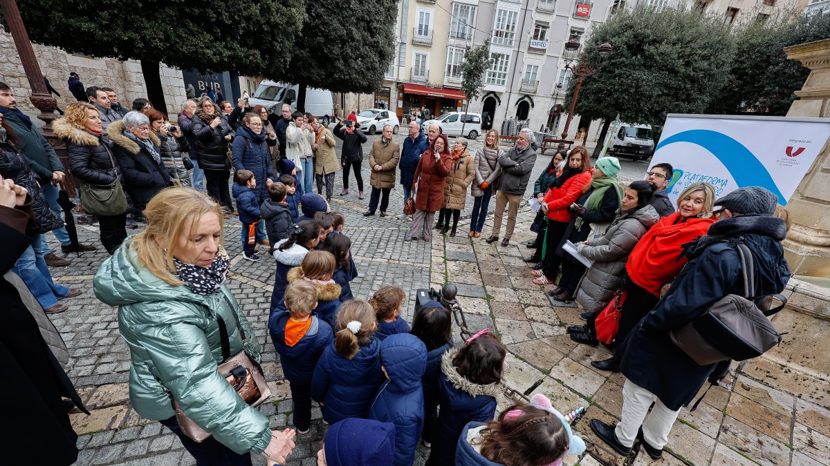 Instante de la celebración del Día del Voluntariado en Burgos.