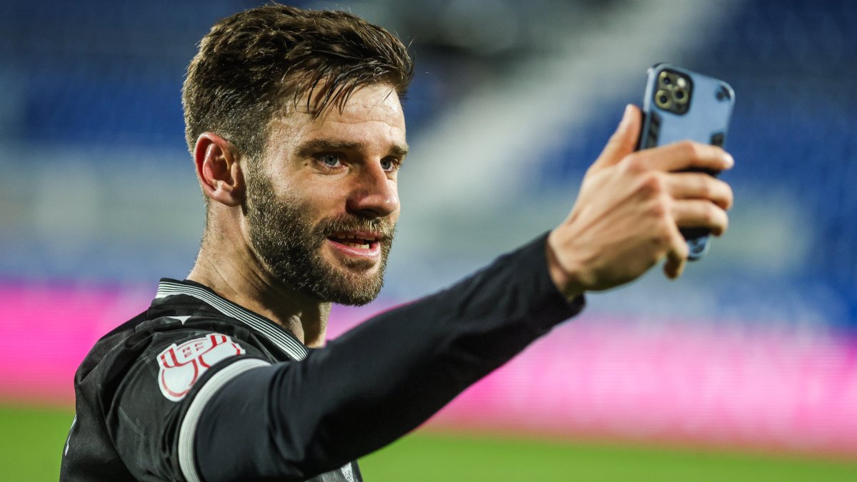 Ramis destacó la aportación de Mario González, autor del gol en Zaragoza, donde se hizo un selfie.