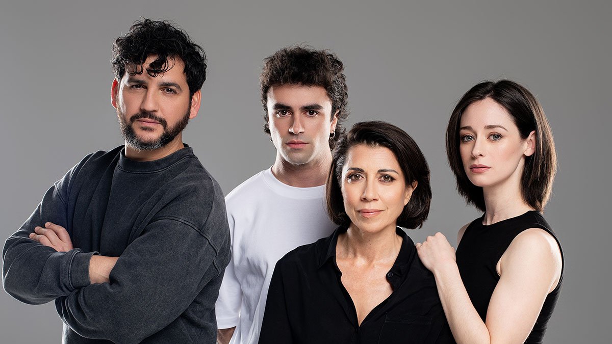 Fran Perea, Itzan Escamilla, Alicia Borrachero y Elena Rivera, intérpretes de 'El efecto'.