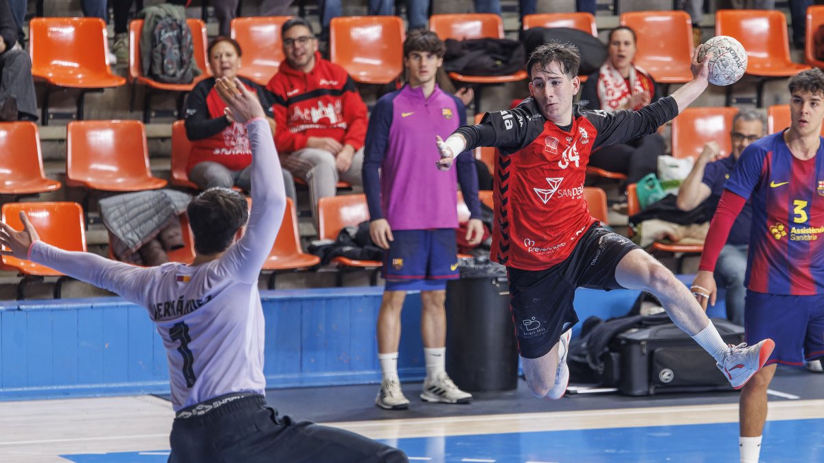 Imagen del partido entre el UBU SAn PAblo Burgos 2031 y el Barça.