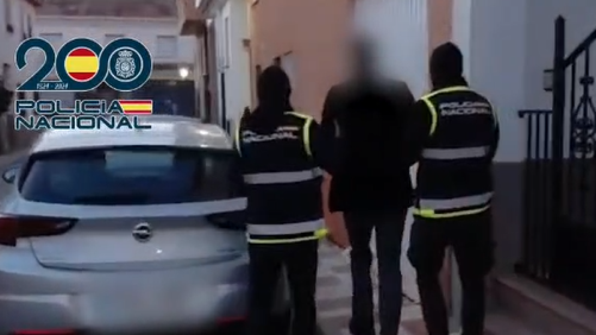 Imagen de una de las detenciones.