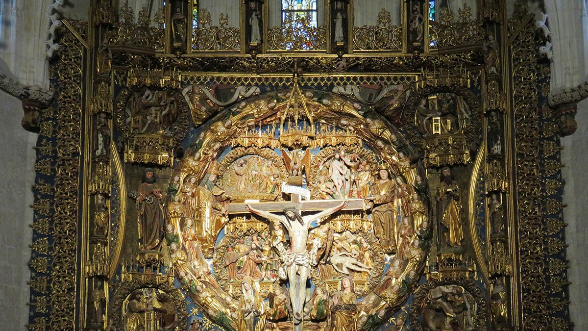 El 'milagro de la luz' en el retablo de la Cartuja de Miraflores se produce cada solsticio de invierno.