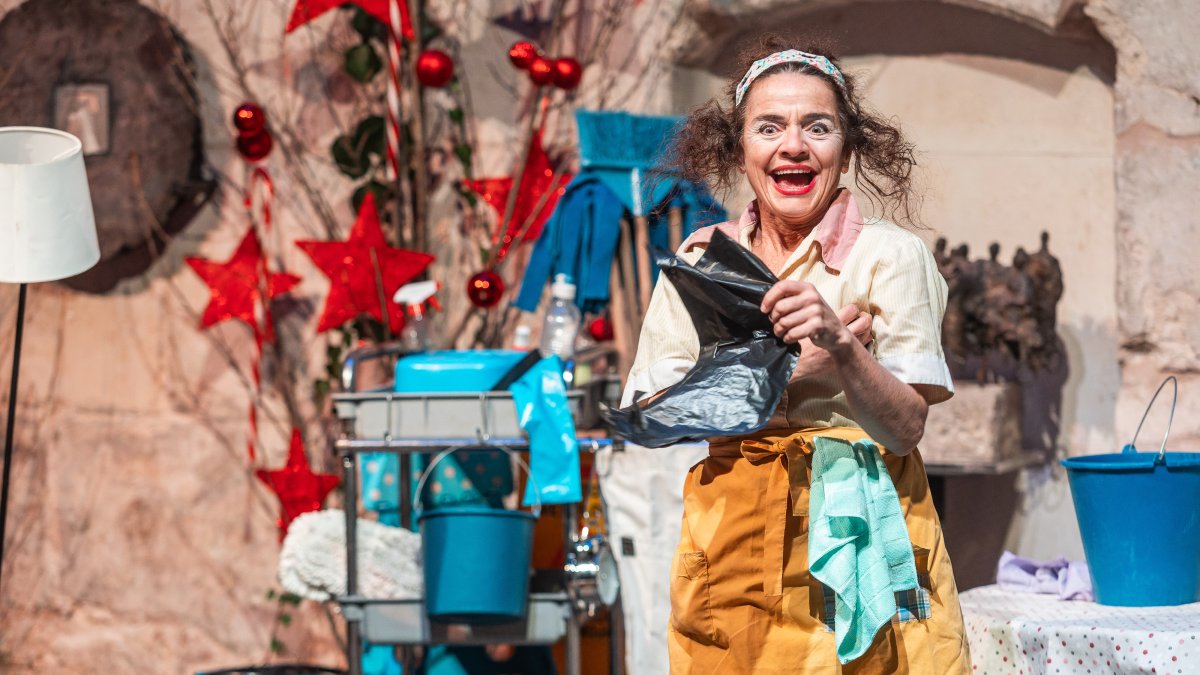 Un momento de una actuación en el Palacio de Castilfalé, que se ha revelado como un buen lugar para programar en Navidad.