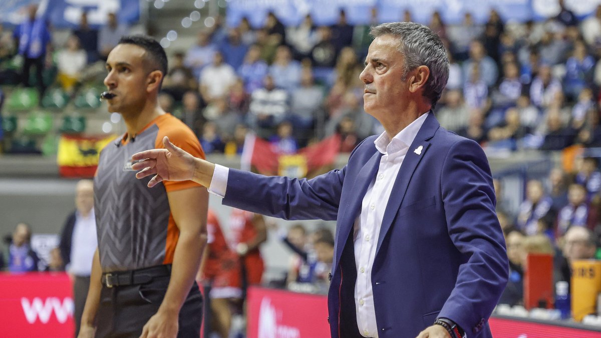 Fisac, durante el partido contra Baxi Manresa.