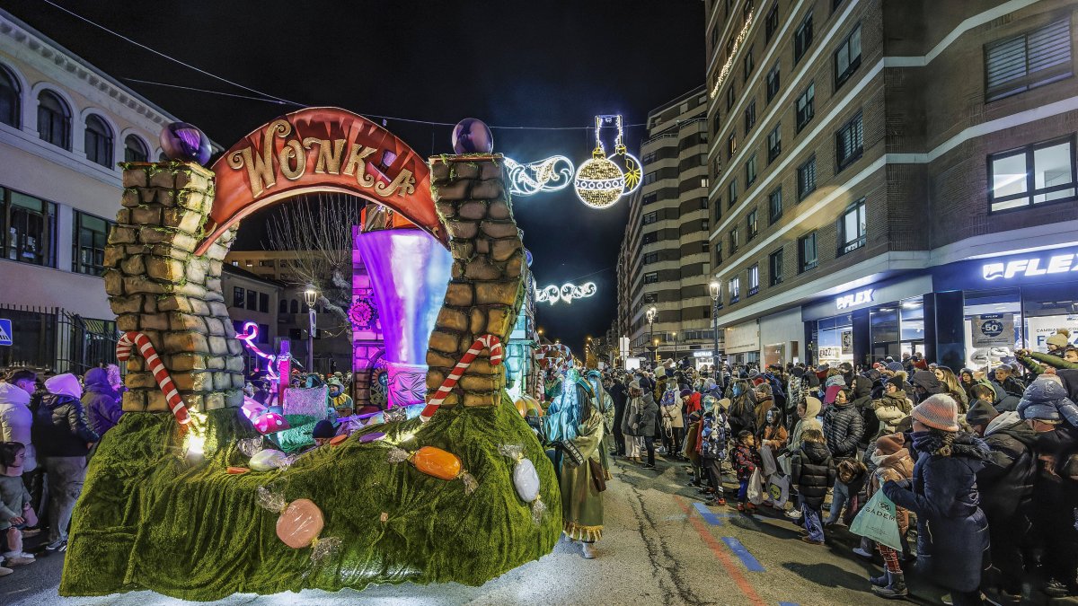 Cabalgata de los Reyes Magos en Burgos 2026.