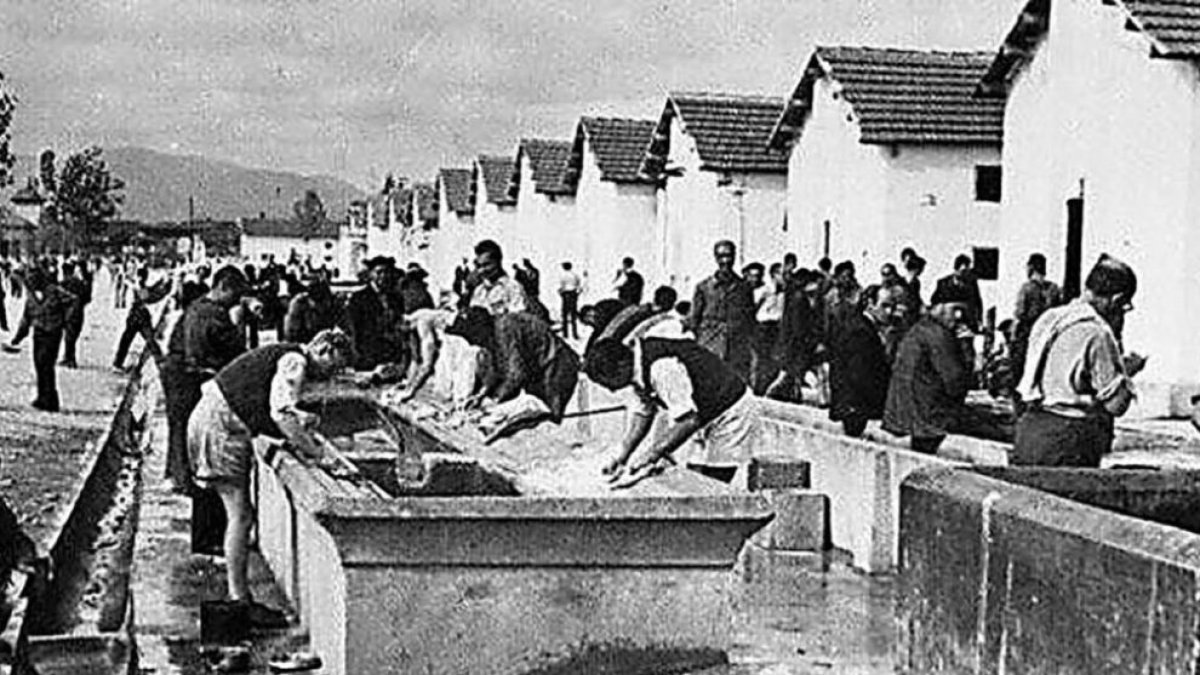 Imagen del campo de concentración de Miranda.