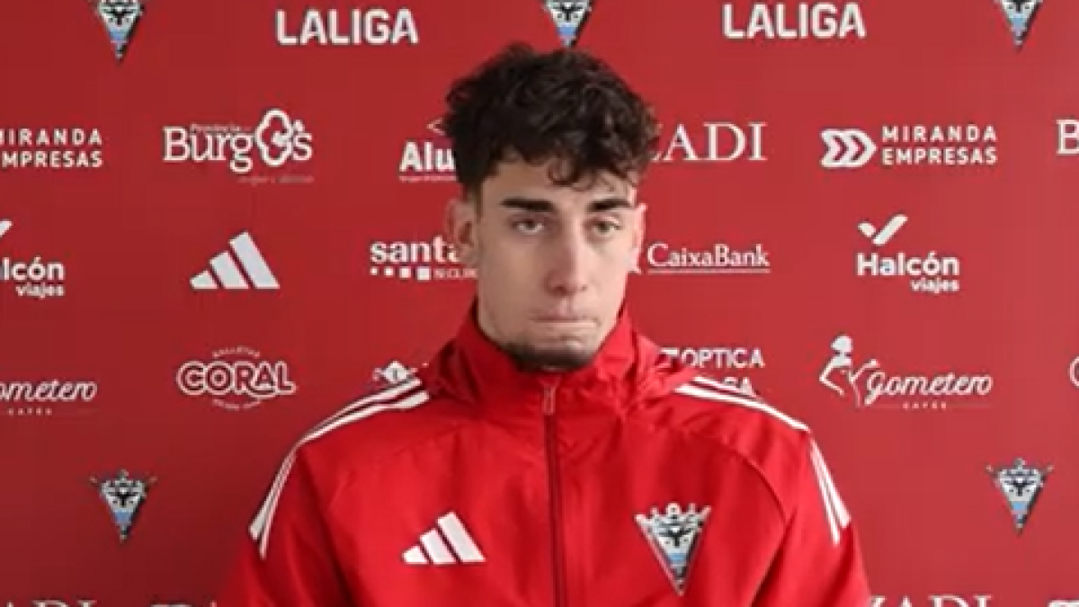 Iker Córdoba, durante la rueda de prensa.