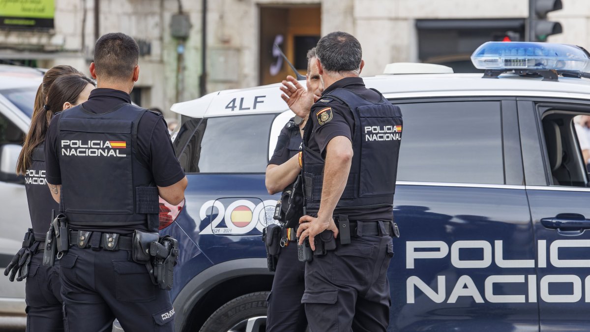 Imagen de agentes de la Policía Nacional.