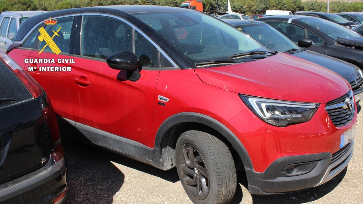 Uno de los vehículos recuperados.