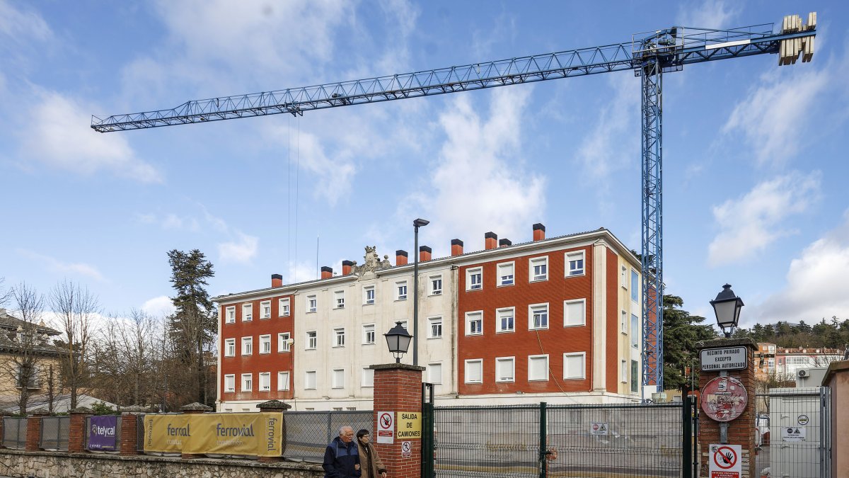 Las obras en el centro hospitalario ya están en marcha.