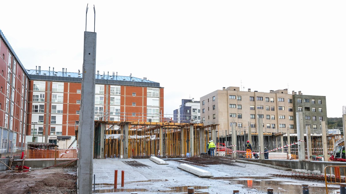 Estado de las obras del centro cívico de Fuentecillas.