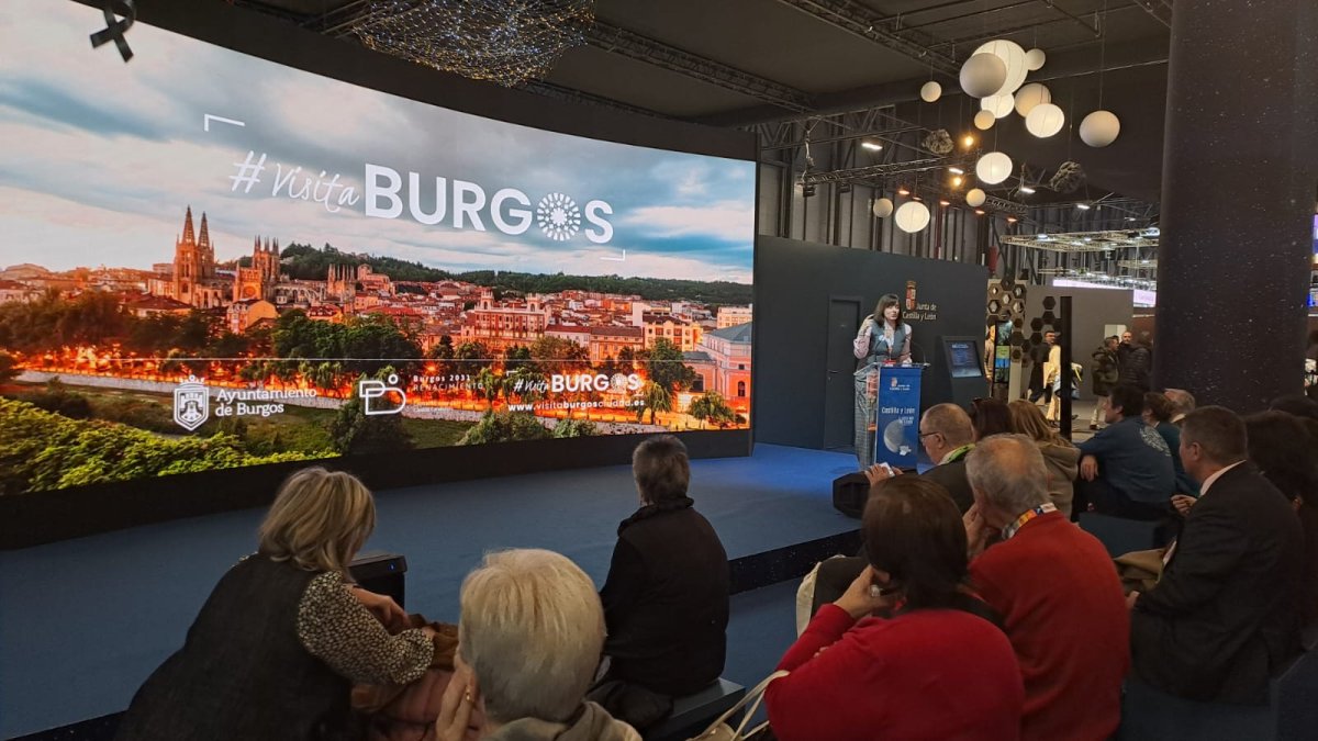Instante de la presentación de Burgos en Madrid Fusión.