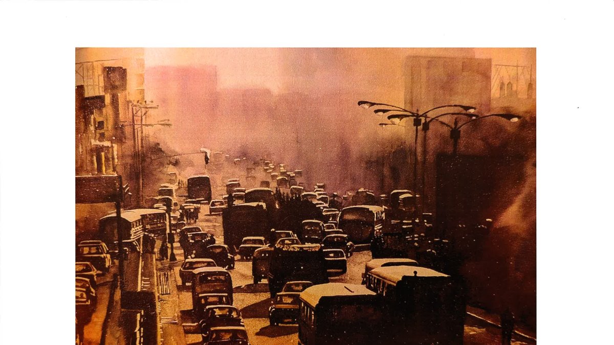 Imagen de la obra 'Tráfico X', de José Antonio Marticorena Veloso.