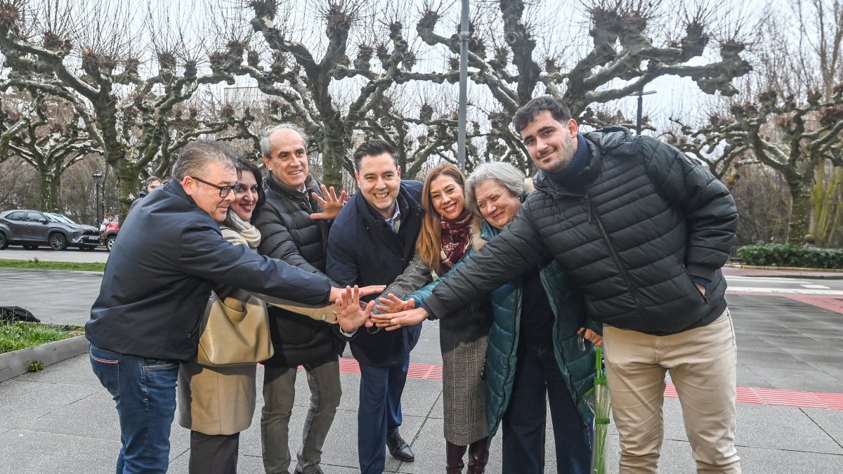 Presentación de la candidatura del PSOE de Burgos a las Cortes de Castilla y León.