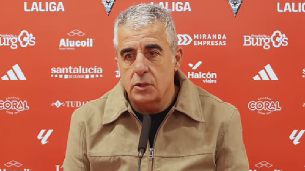 Alfredo Merino, durante la rueda de prensa.