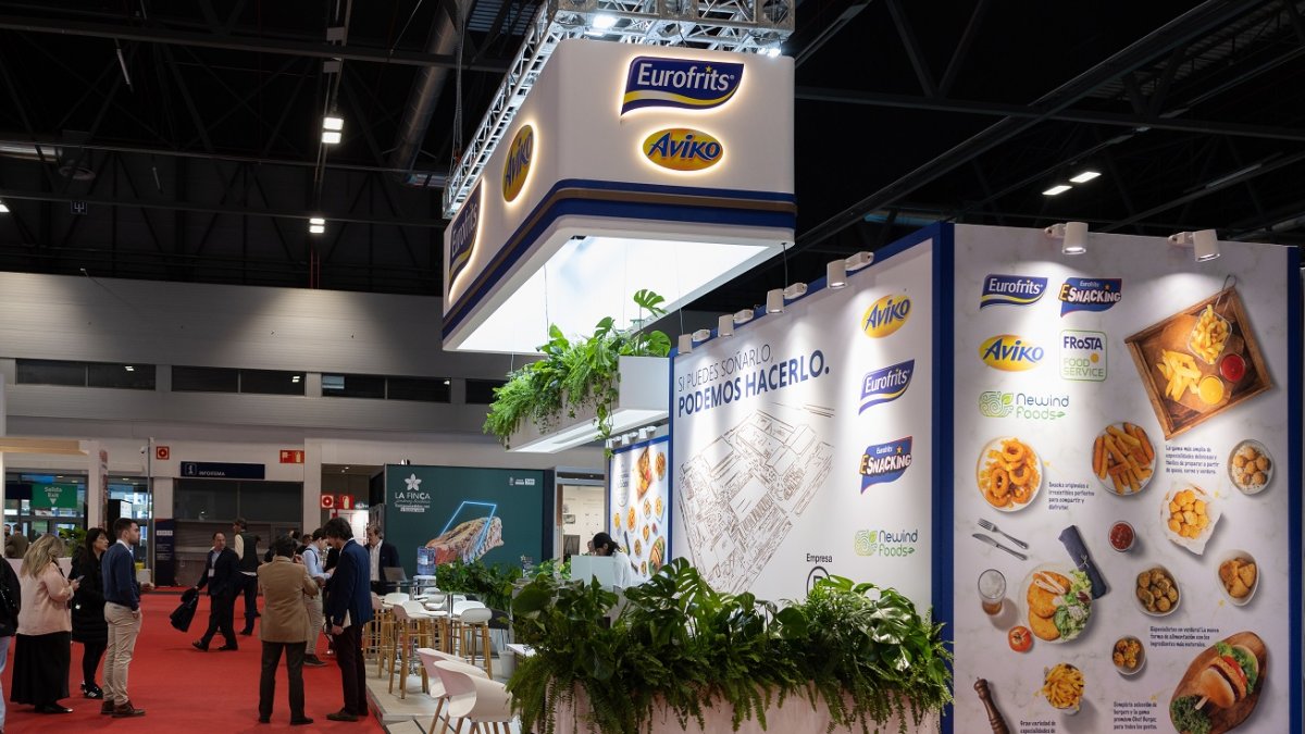 Este es el stand de Eurofrits, que acude un año más a HIP Horeca Professional Exp.