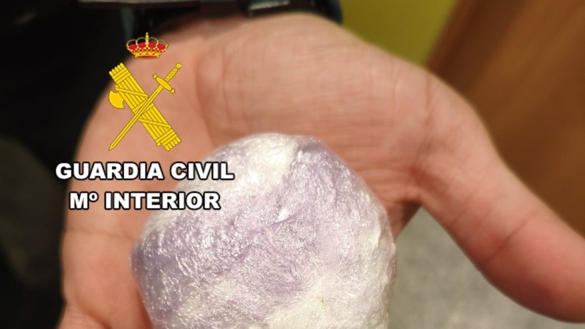Imagen de la droga incautada.