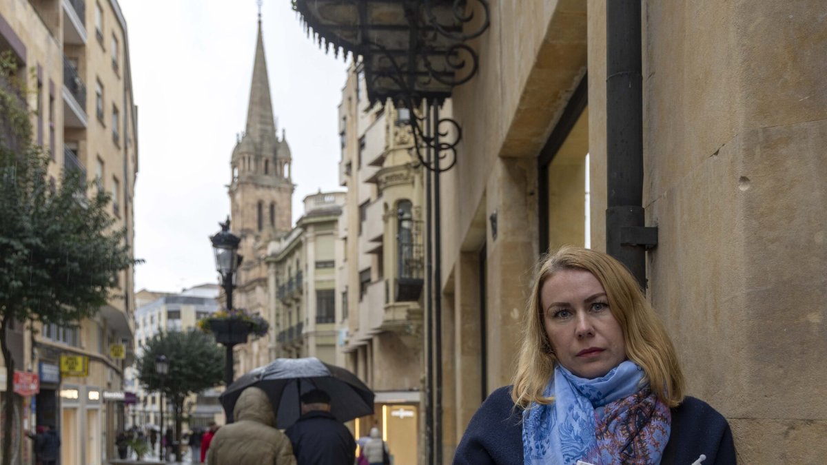 Natalia Polishchuck, ucraniana asentada en Salamanca.
