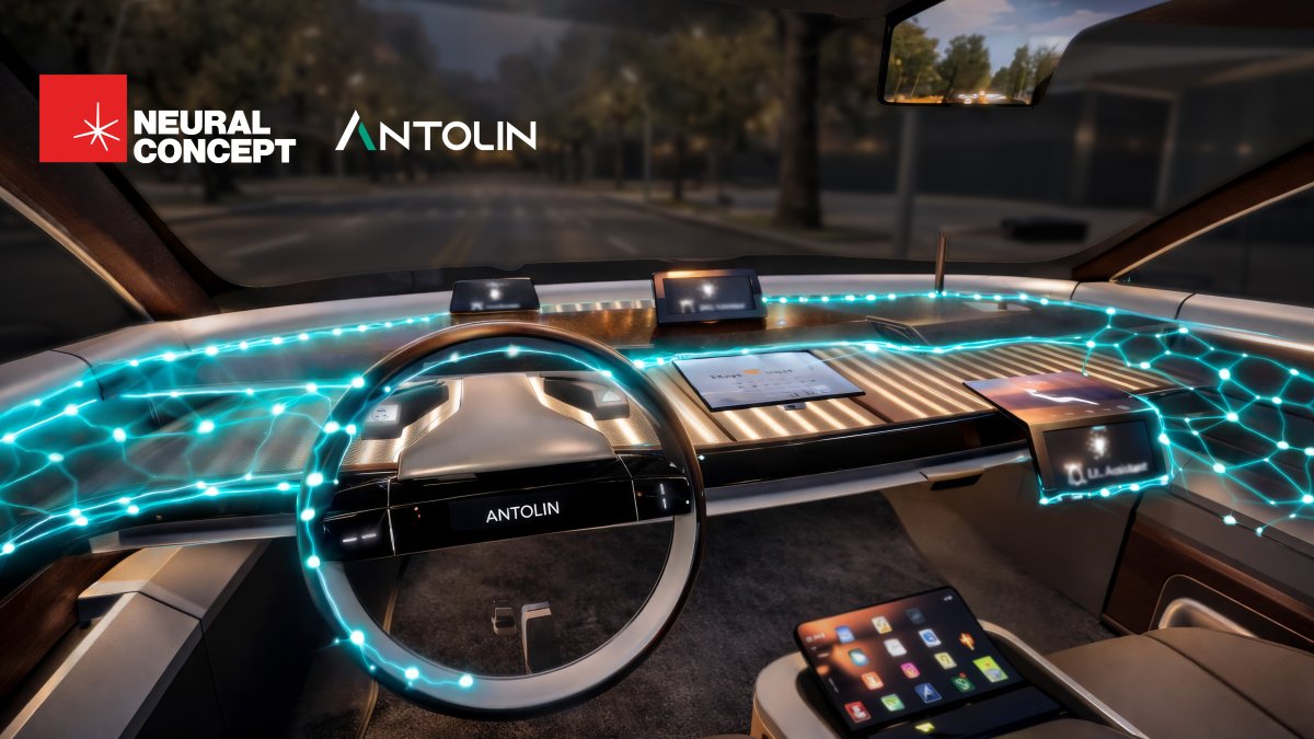 Antolin y Neural Concept colaboran para transformar el diseño interior de automoción mediante ingeniería  impulsada por IA.