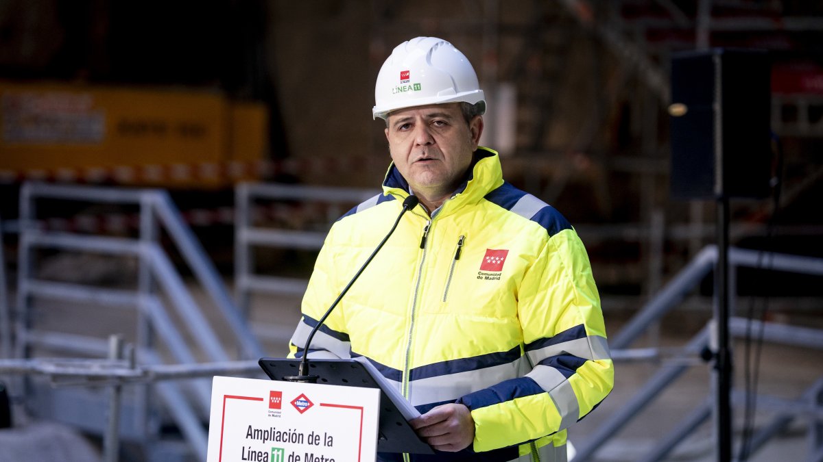 Archivo - El consejero de Vivienda, Transportes e Infraestructuras de la Comunidad de Madrid, Jorge Rodrigo.