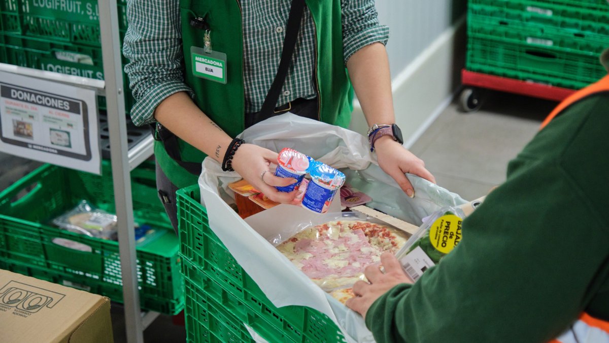 Carro de la compra de Mercadona.
