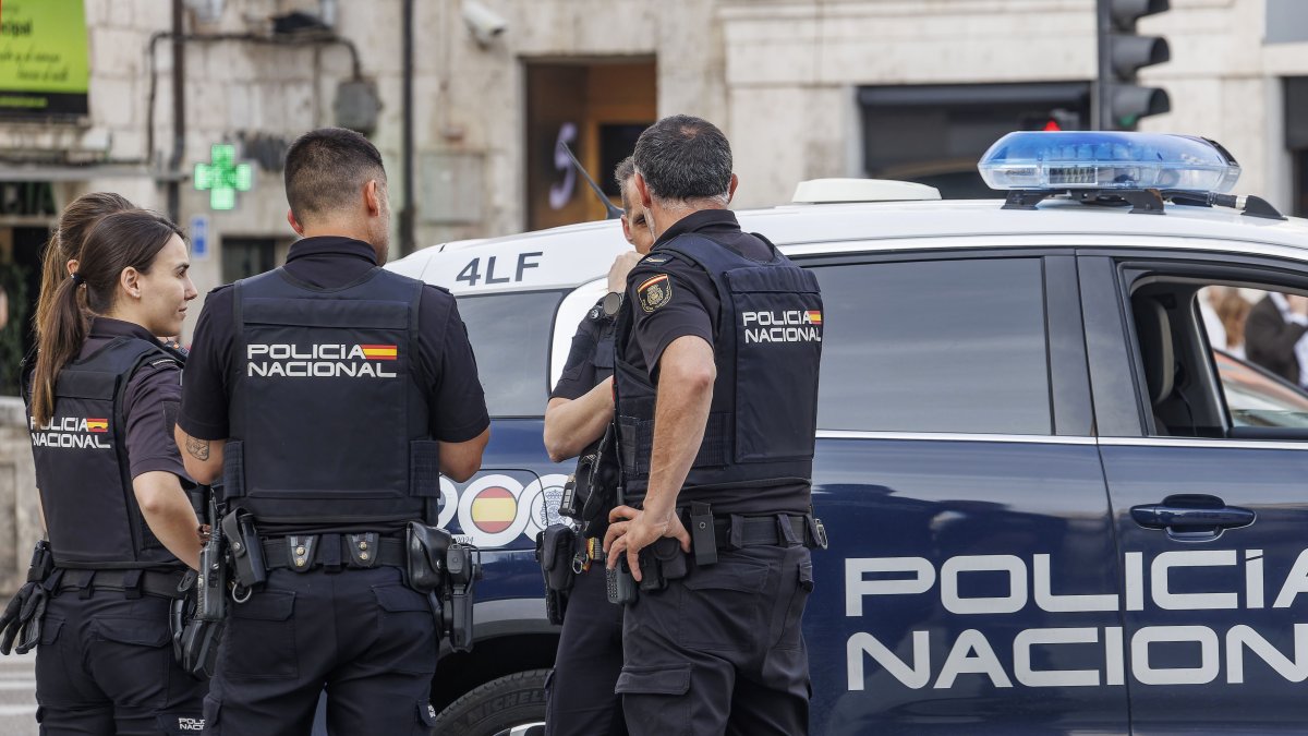 La Policía Nacional se personó en el lugar de la agresión