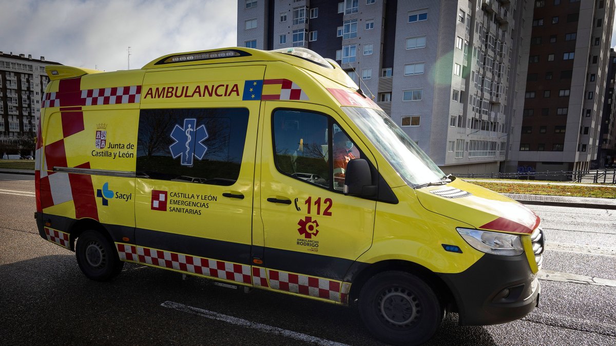 Imagen de archivo de una ambulancia gestionada por el 1-1-2.