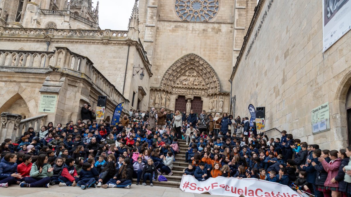 Celebración del Día de Escuelas Católicas en Burgos.