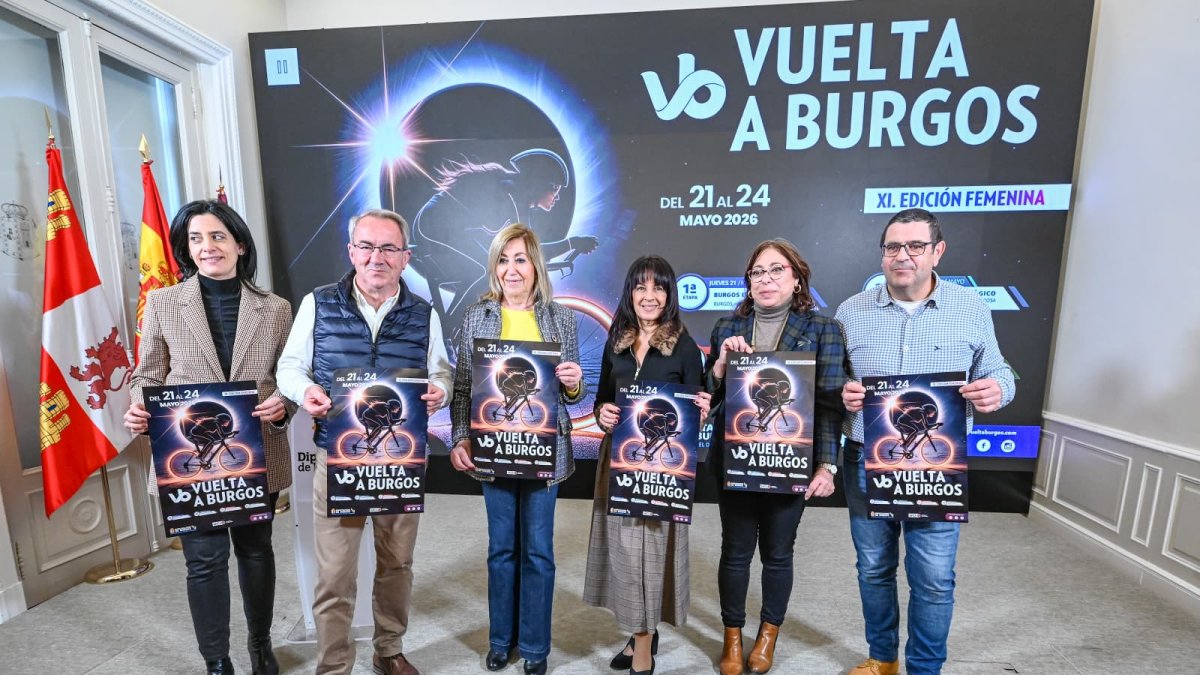 Presentación del cartel de la Vuelta a Burgos femenina.