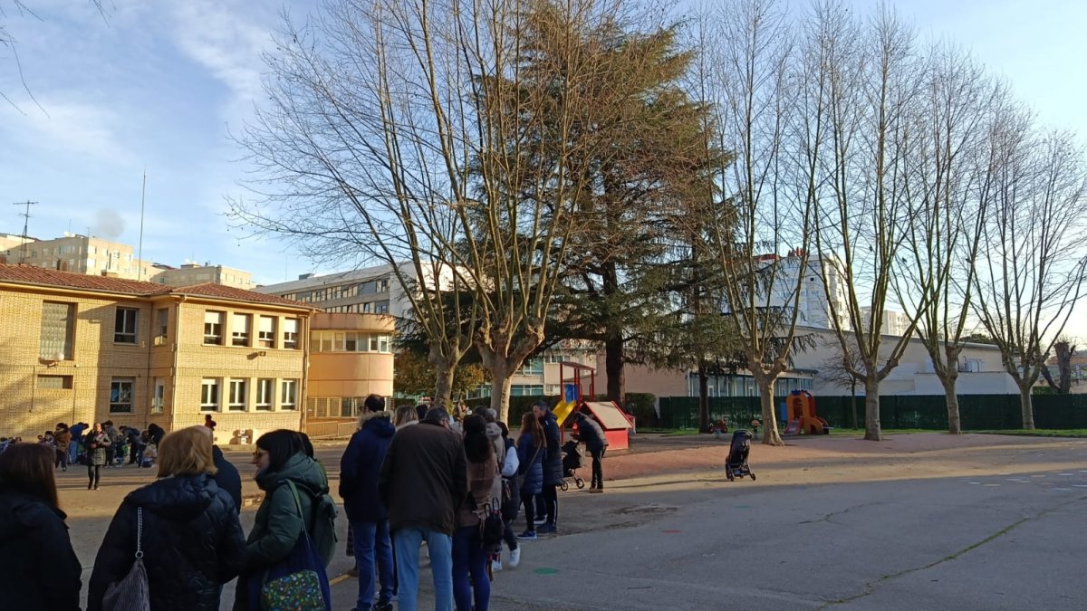 El patio de Infantil del colegio Antonio Machado, esta misma semana.