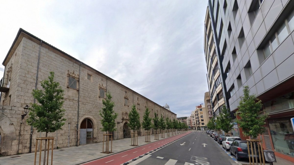 Recreación de la propuesta de mejora de la calle Madrid, junto al Hospital de la Concepción, que lograba el respaldo de la junta del Distrito Sur.