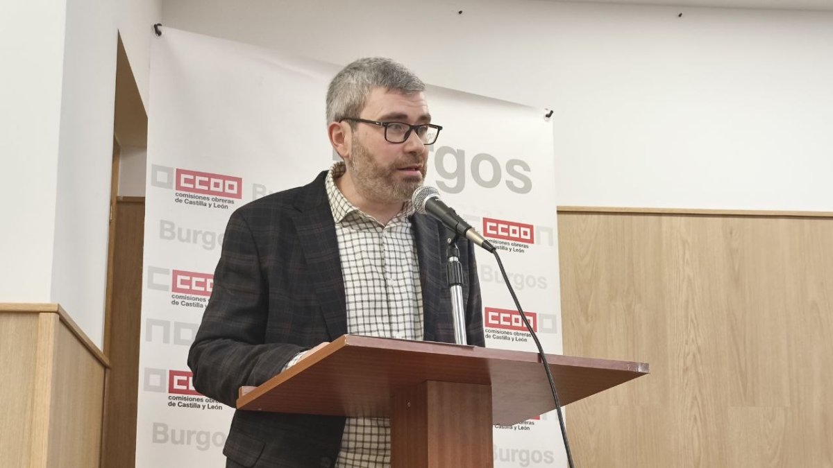 Rubén Velasco, nuevo secretario general de CCOO Burgos