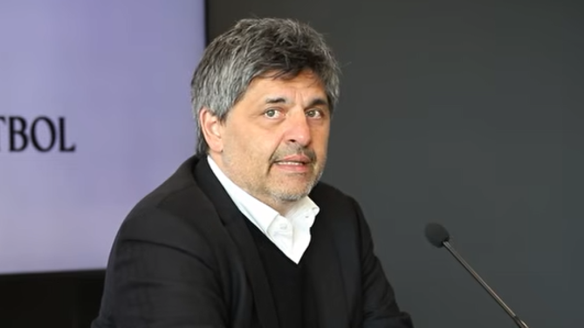 Marcelo Figoli, durante la rueda de prensa.