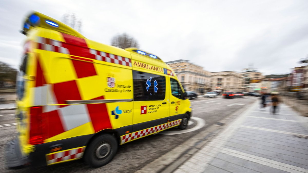 Imagen de una ambulancia.