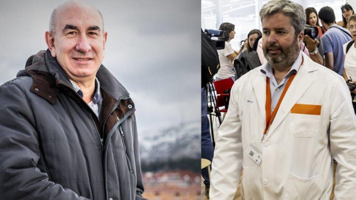 Los dos detenidos por la Guardia Civil, José Luis Vicente y Óscar Pérez.