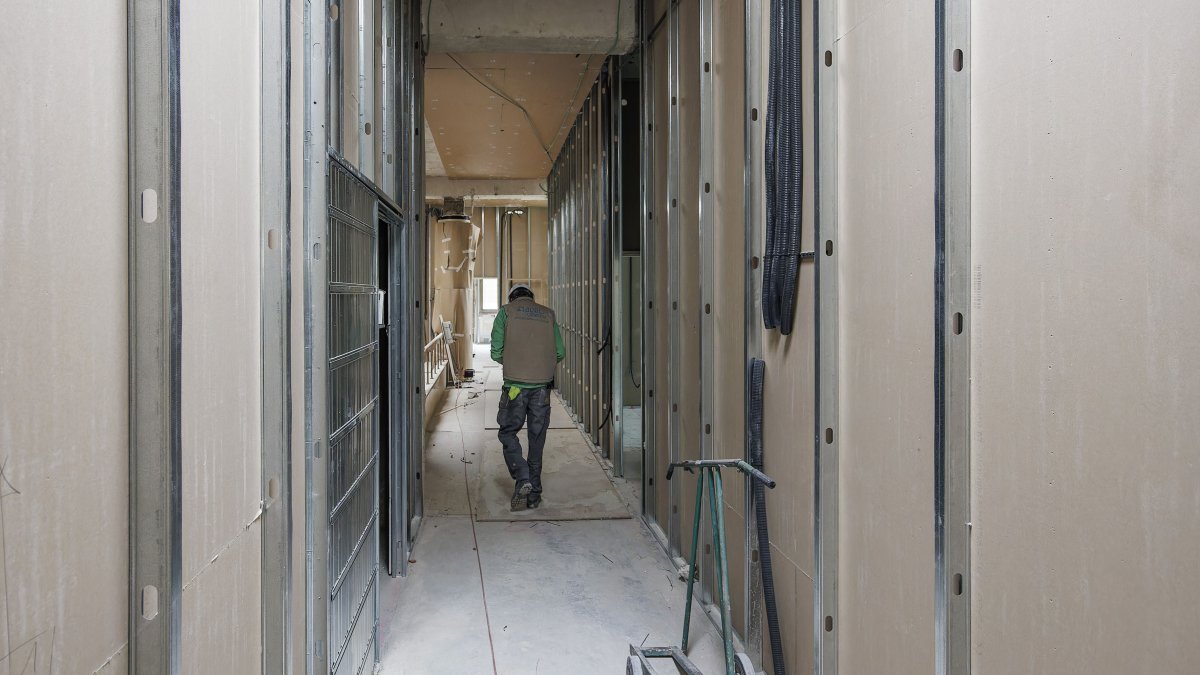 Así van las obras de la sede de Protección Civil.