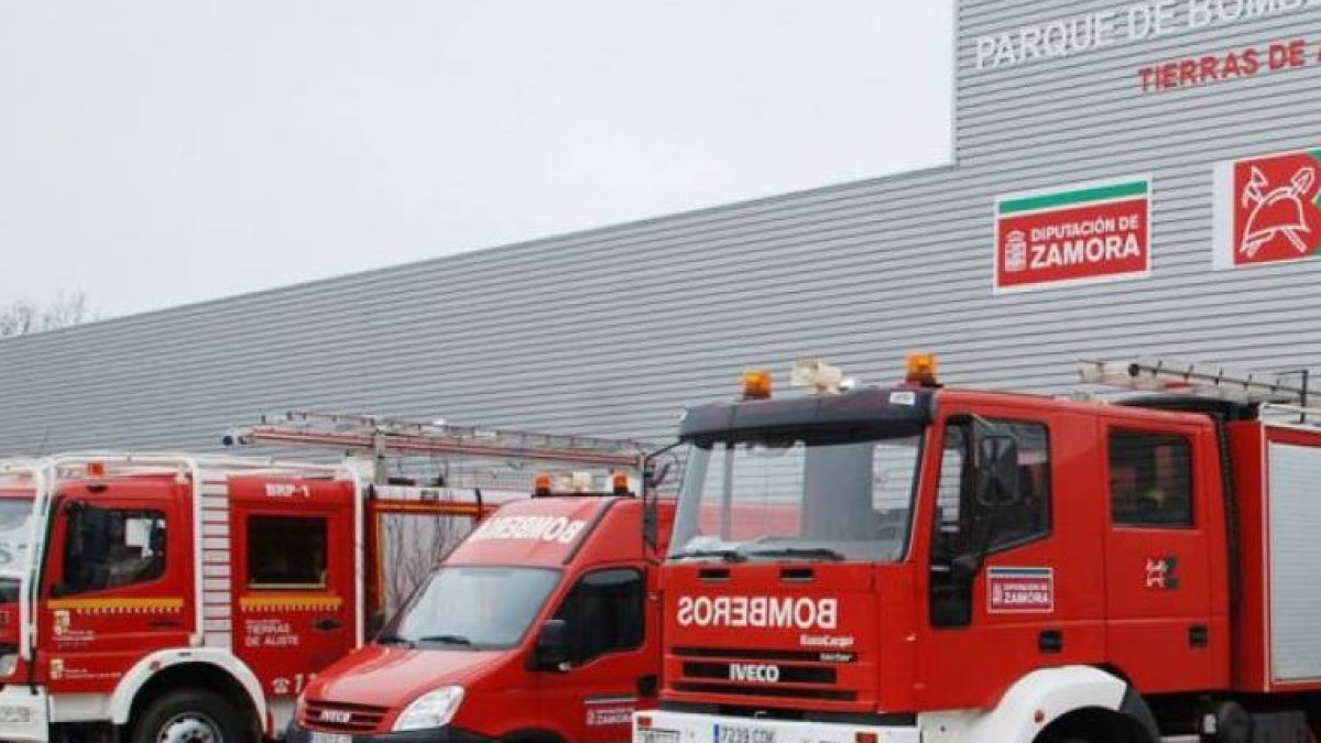 Archivo - Camiones de Bomberos de la Diputación de Zamora.