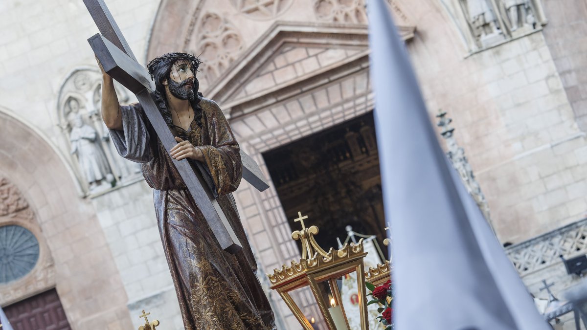 Imagen de la procesión del Santo Entierro.