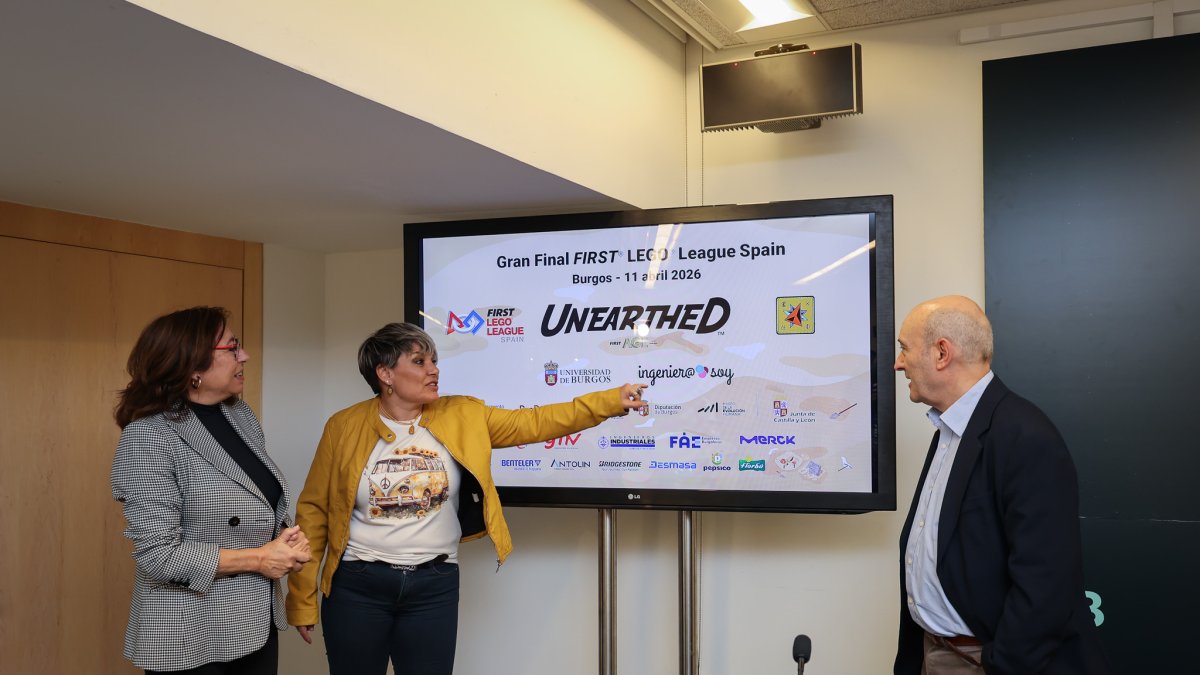 Imagen de la presentación del First Lego League.