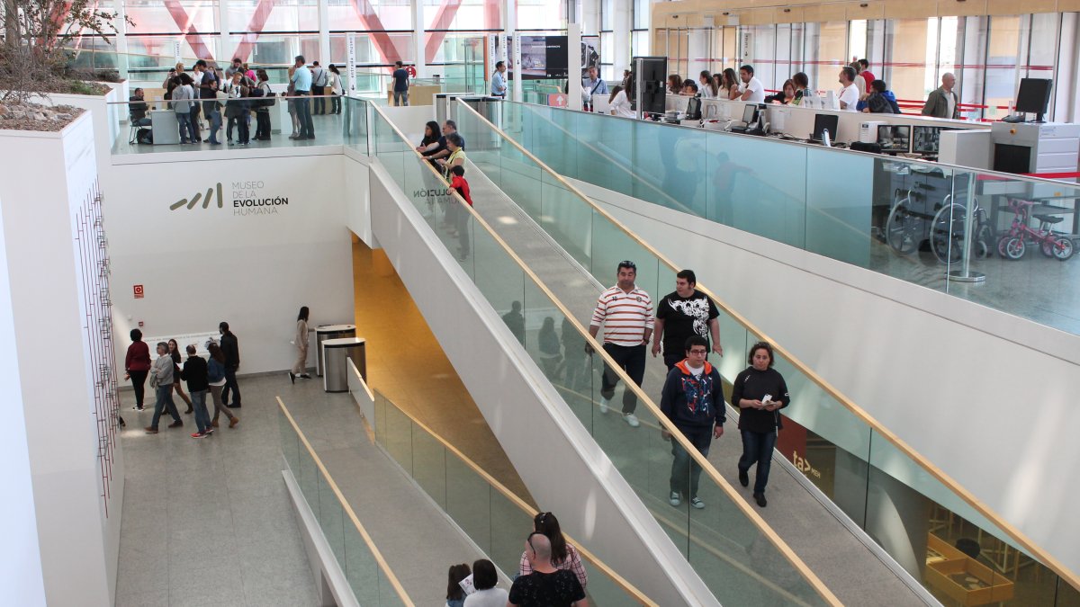 Imagen del interior del Museo de la Evolución.