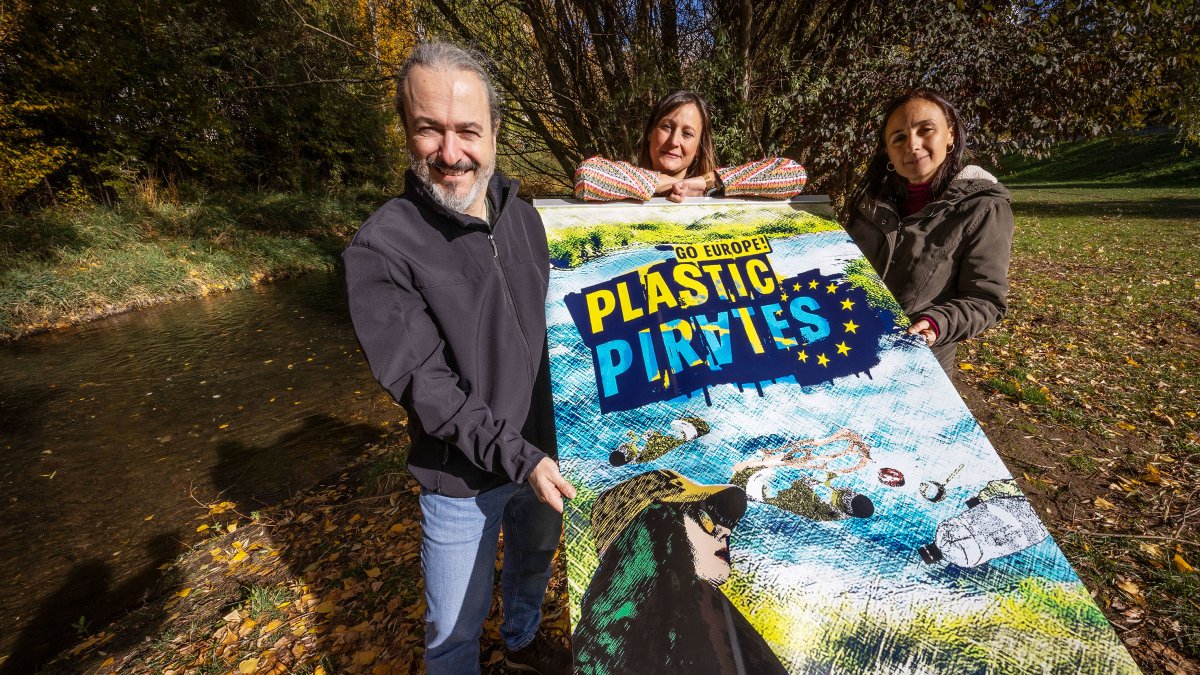 Antonio Canepa, Patricia de la Fuente y Virginia Fuenteslideran el proyecto Plastic Pirates-Go Europe.