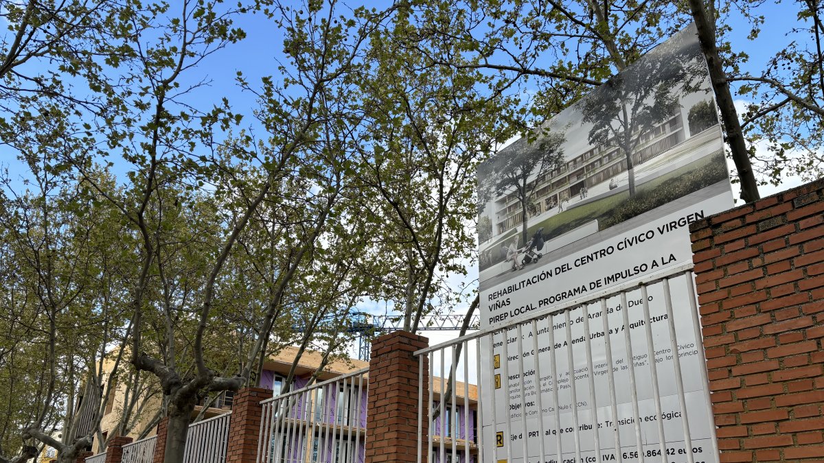 Obras centro cívico Virgen Viñas