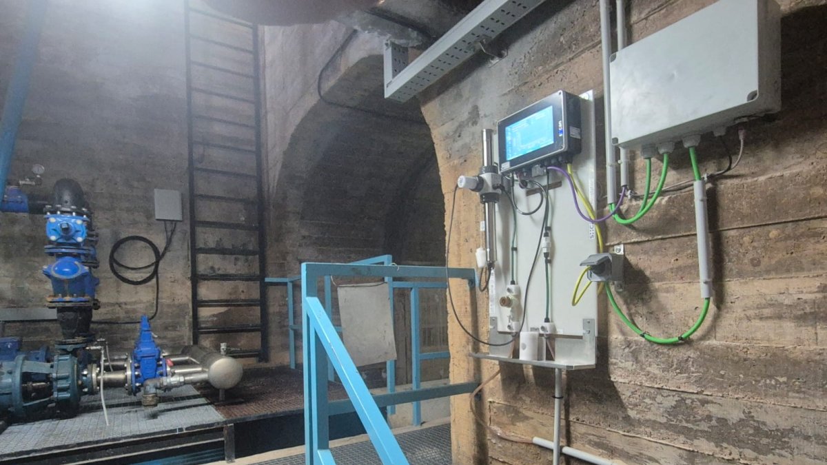 Instalación sensórica de Aguas de Burgos.