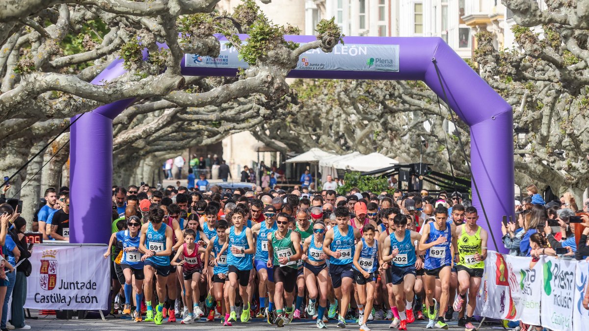Carrera Solidaria por el Día de Castilla y León en Burgos.