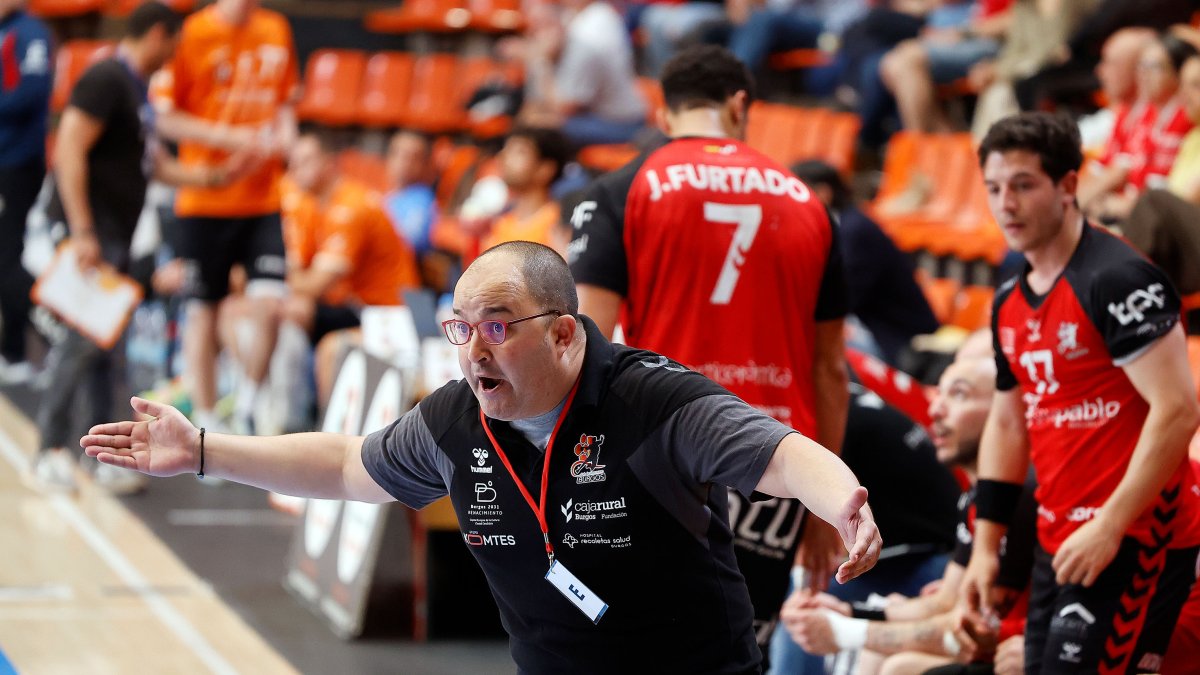 Imagen de Dani Gordo durante un partido.