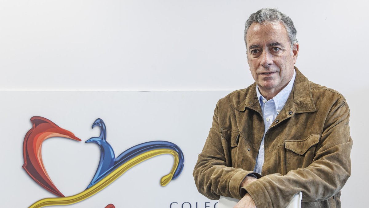 Joaquín Fernández de Valderrama es el presidente del Colegio de Médicos de Burgos.